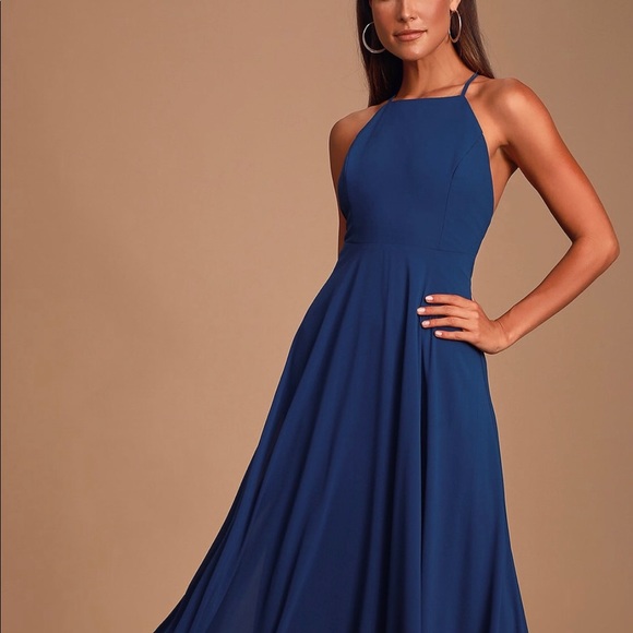 Lulus | Dresses | Lulus Navy Blue Halter Racerback Maxi Dres | Poshmark Lulus | Dresses | Lulus Navy Blue Halter Racerback Maxi Dres | Poshmark